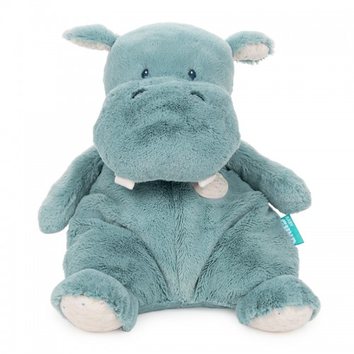 Gund Oh So Snuggly Hippo 12.5" Plush Toy | 0 months+ | Baby Soft Toy | Stuffed Toy